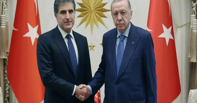 Ərdoğan İraq Kürdüstan Regionunun başçısını qəbul edib