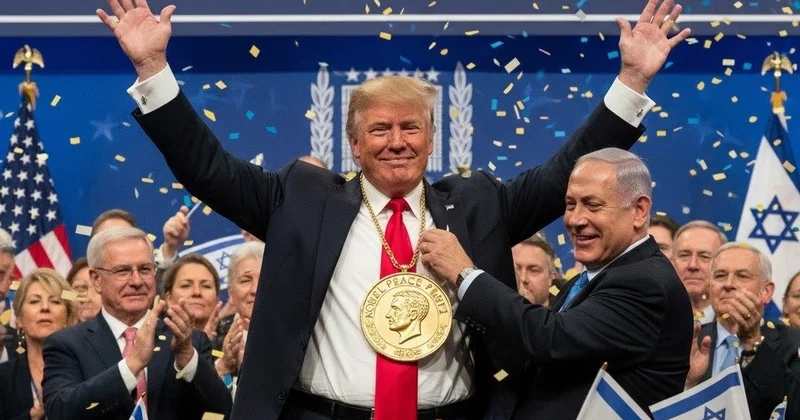 Netanyahudan dünyaya çağırış: Tramp buna layiqdir FOTO