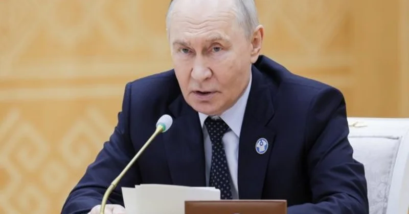Putin: Xəzər dənizi təkcə Rusiyada 20 min kvadrat kilometrdən çox azalıb