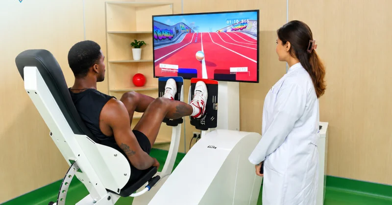 Kubalı peşəkar voleybolçu Yeni Klinikanın Robotik Reabilitasiya Mərkəzində reabilitasiya keçərək uğurlu nəticə əldə edib