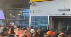 Moskva aeroportunda XAOS YARANDI: 370 dən çox reys gecikir VİDEO