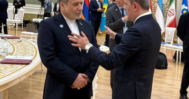 Арагчи побеседовал с Байрамовым перед заседанием Совета глав государств СНГ ВИДЕО