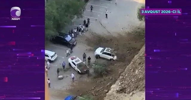 Xətaidə yenidən sürüşmə təhlükəsi yaranıb (Video)