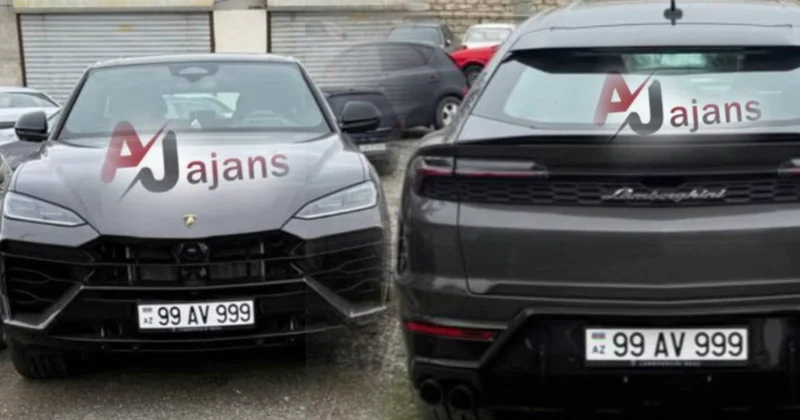 Bakıda 99 AV 999 nömrəli Lamborghini saxlanıldı KONKRET