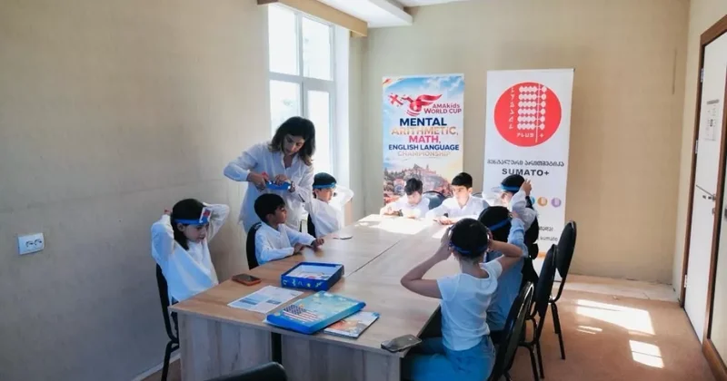 В Центре GAİM в Марнеули запускается курс ментальной арифметики ФОТО