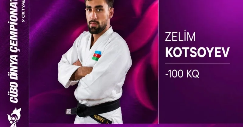 Olimpiya çempionu Zelim Kotsoyev dünya çempionatı ilə vidalaşıb