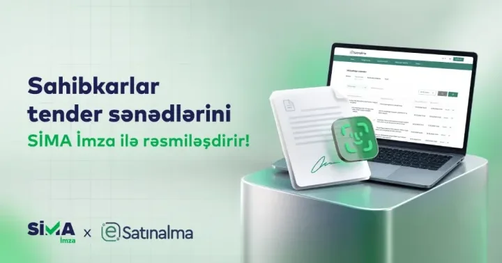 Sahibkarlar “” portalında sənədləri “SİMA İmza” imzalayacaq ®