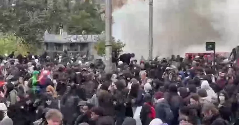 Протесты в Брюсселе переросли в хаос и беспорядки ВИДЕО