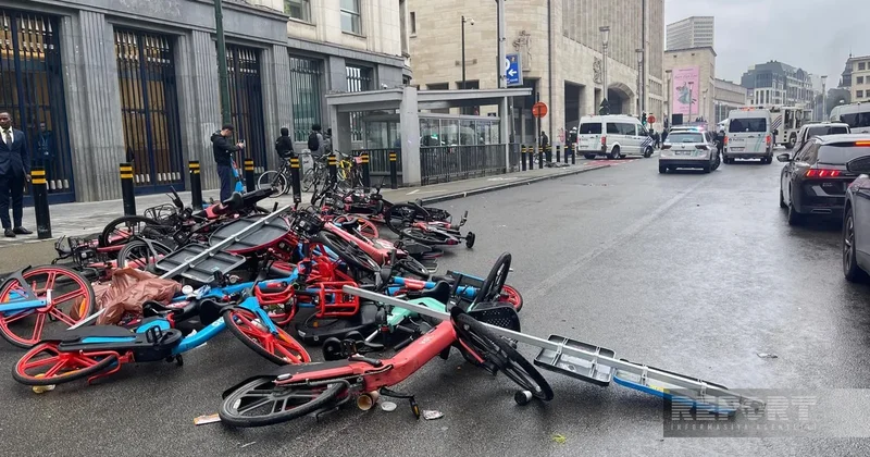 Масштабные столкновения между студентами и полицией в центре Брюсселя в объективе Report