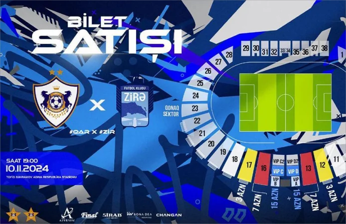 Qarabağın oyununun biletləri satışa çıxarıldı