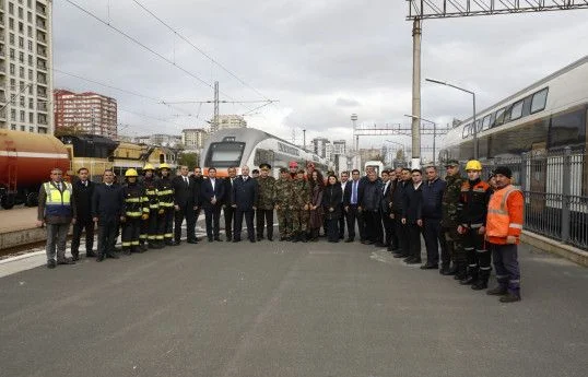 Bakı Dəmiryol Vağzalında təxliyə təlimi keçirildi