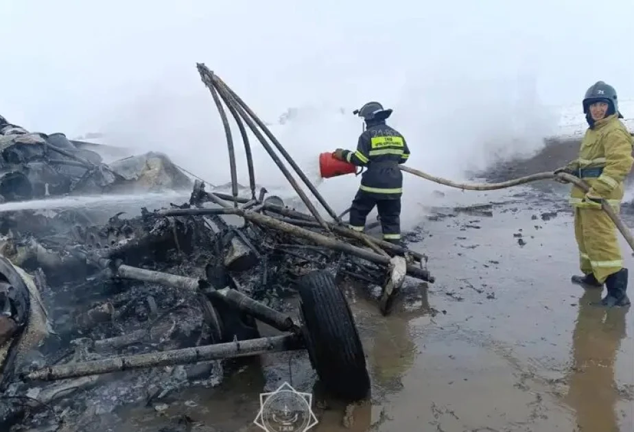 Qazaxıstanda hərbi helikopter qəzaya uğradı Ölən var