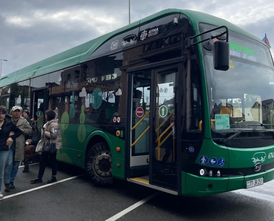 COP29 zolağı: Elektrik mühərrikli avtobusla mediatur