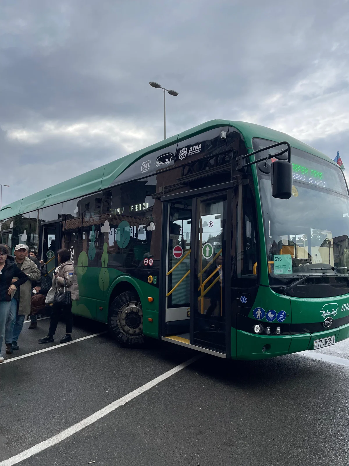 COP29 zolağı: Elektrik mühərrikli avtobusla mediatur