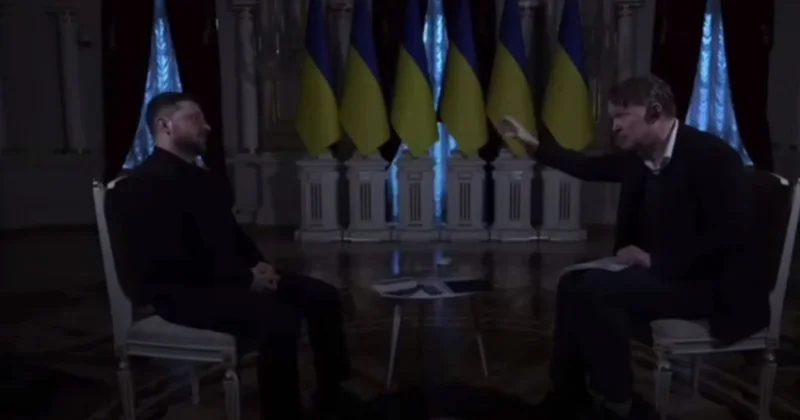 Ну, жизнь . Зеленский спокойно отреагировал на отключение света во время интервью Minval Politika