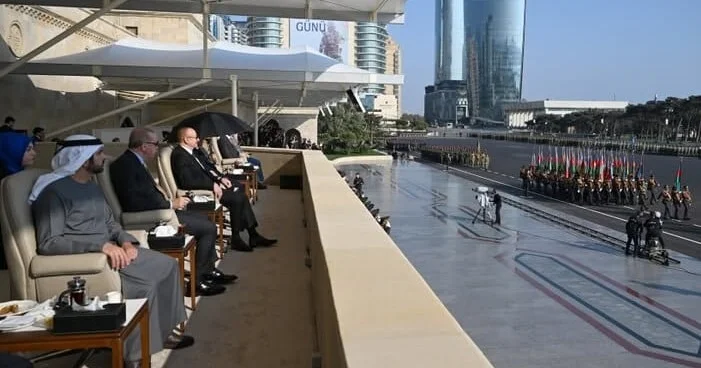 Bakıdakı parada Ermənistan və Avropadan qəribə reaksiya...