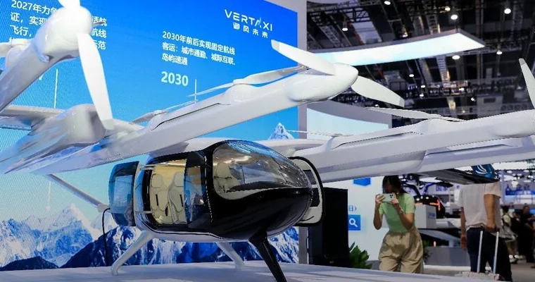 В Шанхае 10 минутный полет на воздушном такси будет стоить около $8