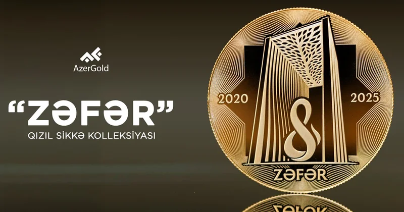 “AzerGold” “Zəfər” adlı yeni qızıl sikkə kolleksiyasını təqdim etdi Foto