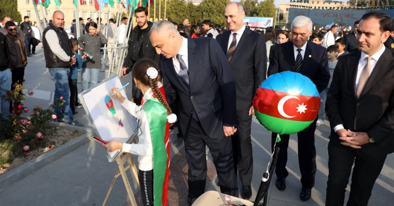 Naxçıvanda Qələbənin 5 ci ildönümü münasibətilə rəsm sərgisi olub