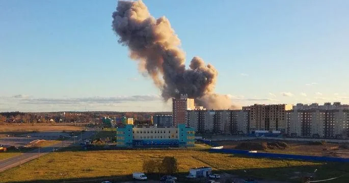 Ukrayna Rusiyada bu İES i vurdu: şəhər işıqsız qaldı Video