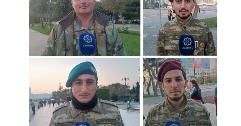 Vətən müharibəsi iştirakçıları: Çox qürurluyuq