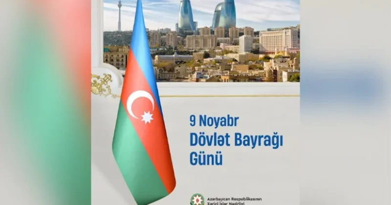 XİN: Üçrəngli bayrağımız Azərbaycanın zəngin tarixini və parlaq gələcəyini təcəssüm etdirir
