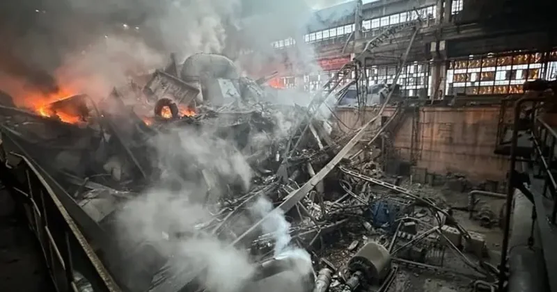 Rusiya qoşunları Ukraynanın istilik elektrik stansiyasına hücum edib