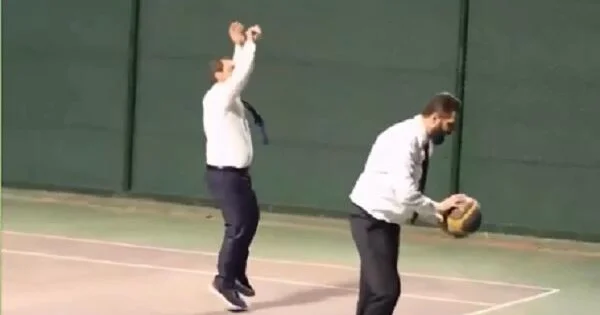 Şara Vaşinqtonda basketbol oynadı Video