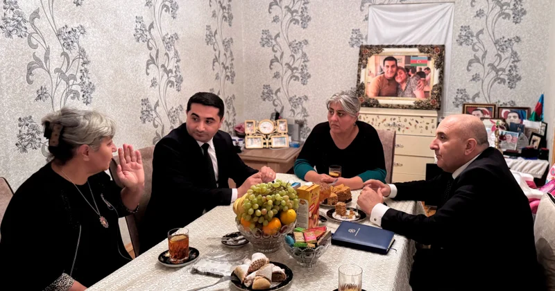 Müxtəlif bölgələrdə yaşayan şəhid ailələri ziyarət edilib