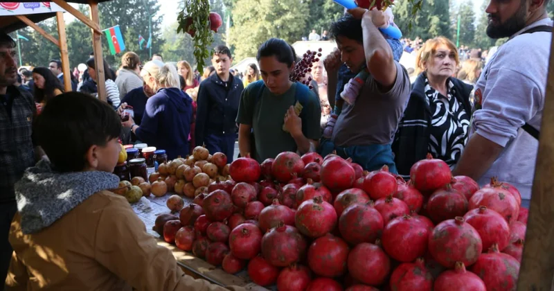 В Гёйчае состоялся Фестиваль граната правительственная трибуна