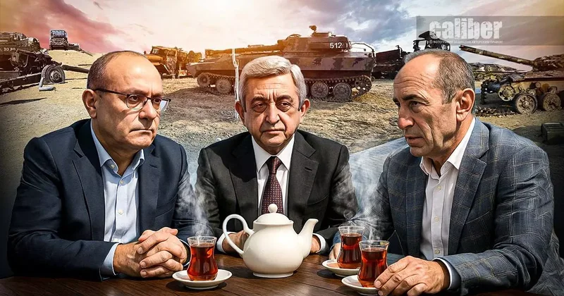 Чай в Баку для Кочаряна, Саргсяна и Оганяна Напоминание с военного Парада в Баку