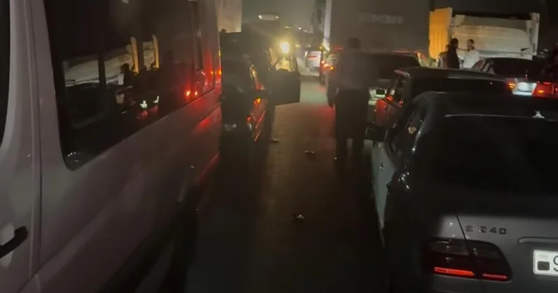 Bakı Qazax yolunda minlərlə insan gözləyir Rəsmi açıqlama/VİDEO