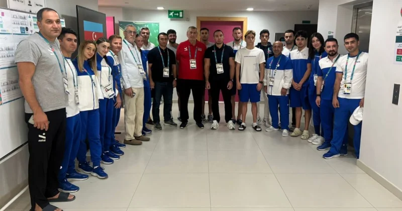 Milli Olimpiya Komitəsinin rəsmiləri Ər Riyadda Atletlər kəndində olublar