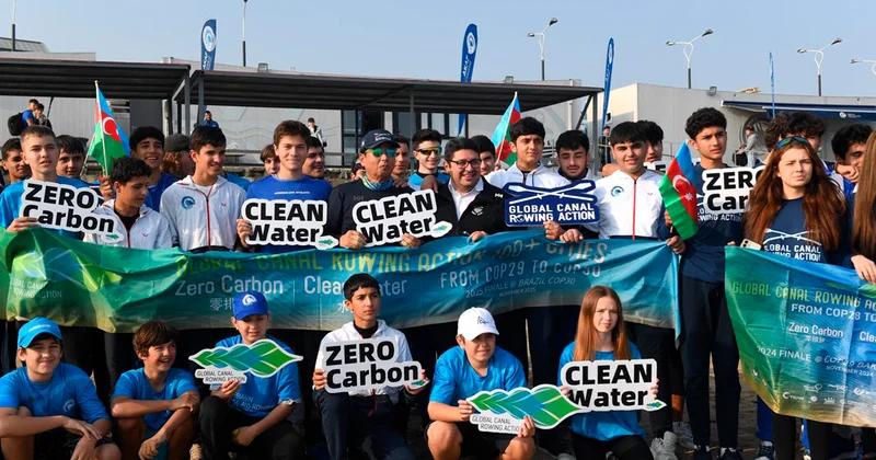 AKAF “Zəfər Gününə suda ehtiram” devizi altında tədbir keçirib Fotolar