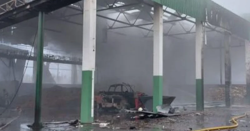 Российские дроны атаковали первую украинскую ТЭЦ на биомассе фото