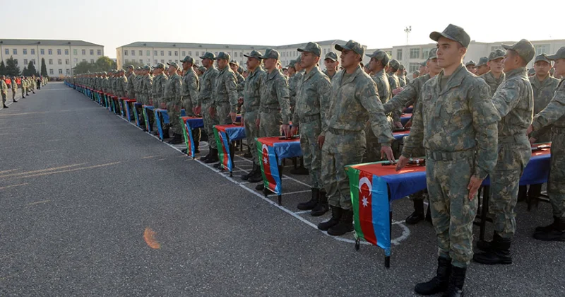 Gənc əsgərlər Vətənə sadiq olacaqlarına söz verdilər FOTO