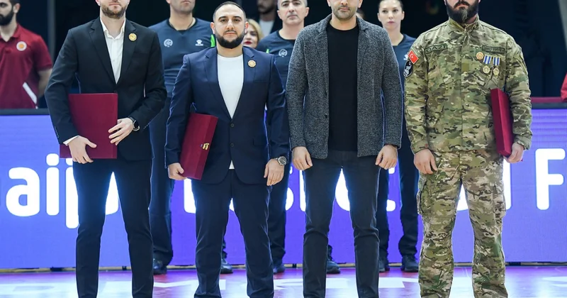 Федерация баскетбола Азербайджана наградила участников Отечественной войны Сабах и Абшерон Лайонс одержали победы; фото