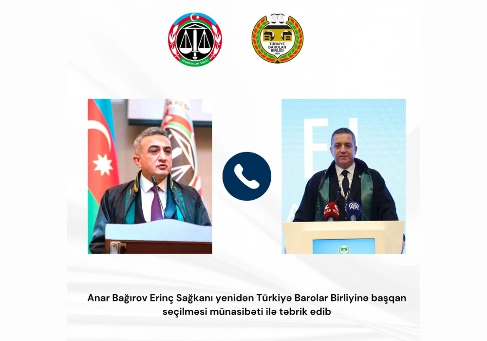 Anar Bağırov Erinç Sağkanı təbrik etdi