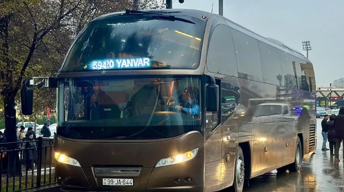 Sumqayıtdan Bakıya gələnlərə ŞAD XƏBƏR: Birbaşa 20 Yanvara avtobus açıldı