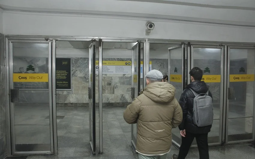 Bakı metropolitenində stansiyaların çıxışları nömrələnir FOTOLAR