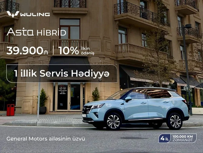 Hibrid krossover almaq üçün fürsət 1 illik servis xərcləri hədiyyə edilir Xəbər saytı Son xəbərlər və Hadisələr