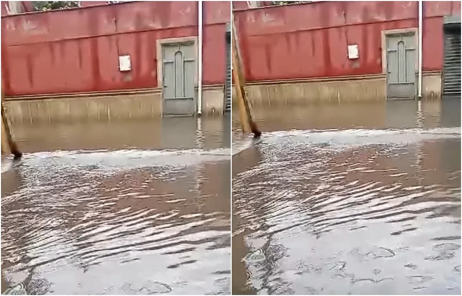 Küçələri su altında qalan Xırdalandan yeni görüntülər