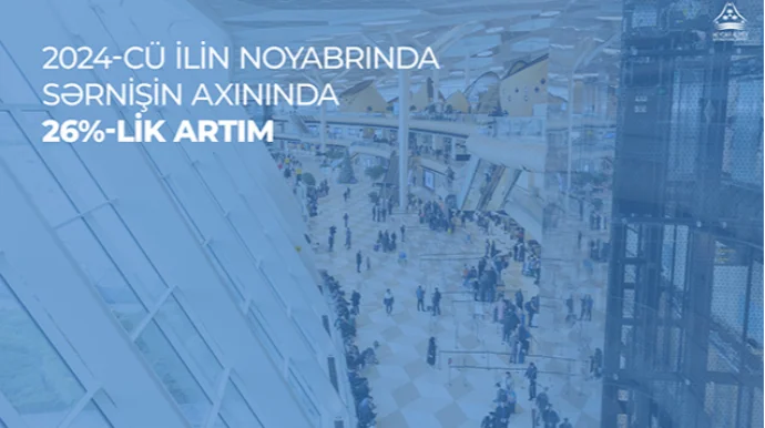 Ötən ay sərnişin axını 26% artıb