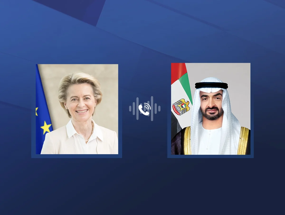 Ursula von der Leyen BƏƏ Prezidenti ilə Suriyadakı vəziyyəti müzakirə edib