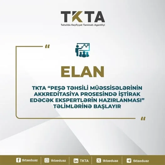 TKTA təlimlərə başlayır