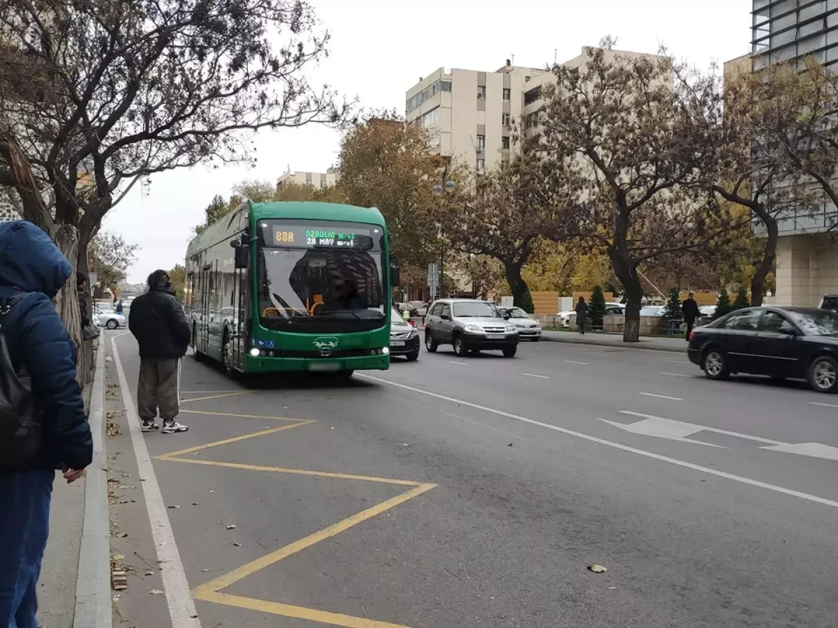 Представлена карта всех автобусных полос Баку НОВИНКА