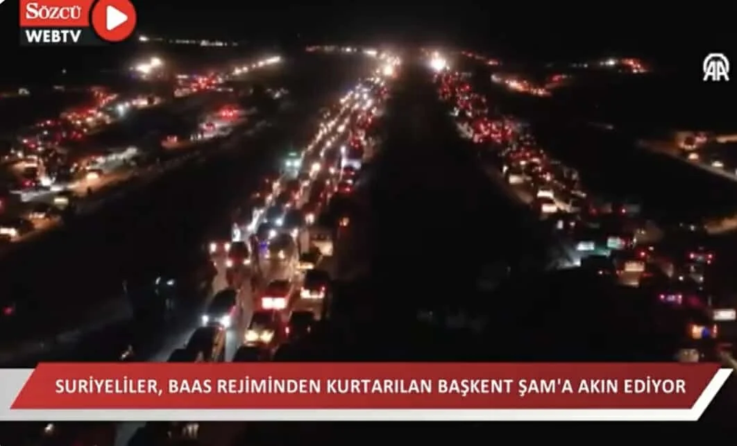 Suriyalılar Dəməşq yolunda…