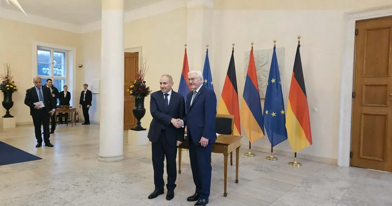 Paşinyan Almaniyada Azərbaycanla sülhdən danışdı