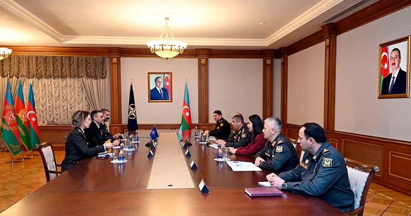 Zakir Həsənov NATO nümayəndə heyəti ilə görüşdü Fotolar