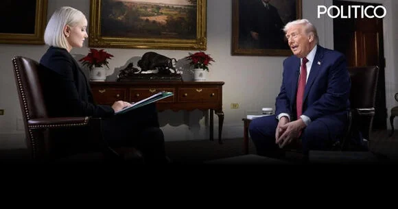 Дональд Трамп прошелся по миру в интервью Politico: вынужденные выборы в Украине, Европа, НАТО